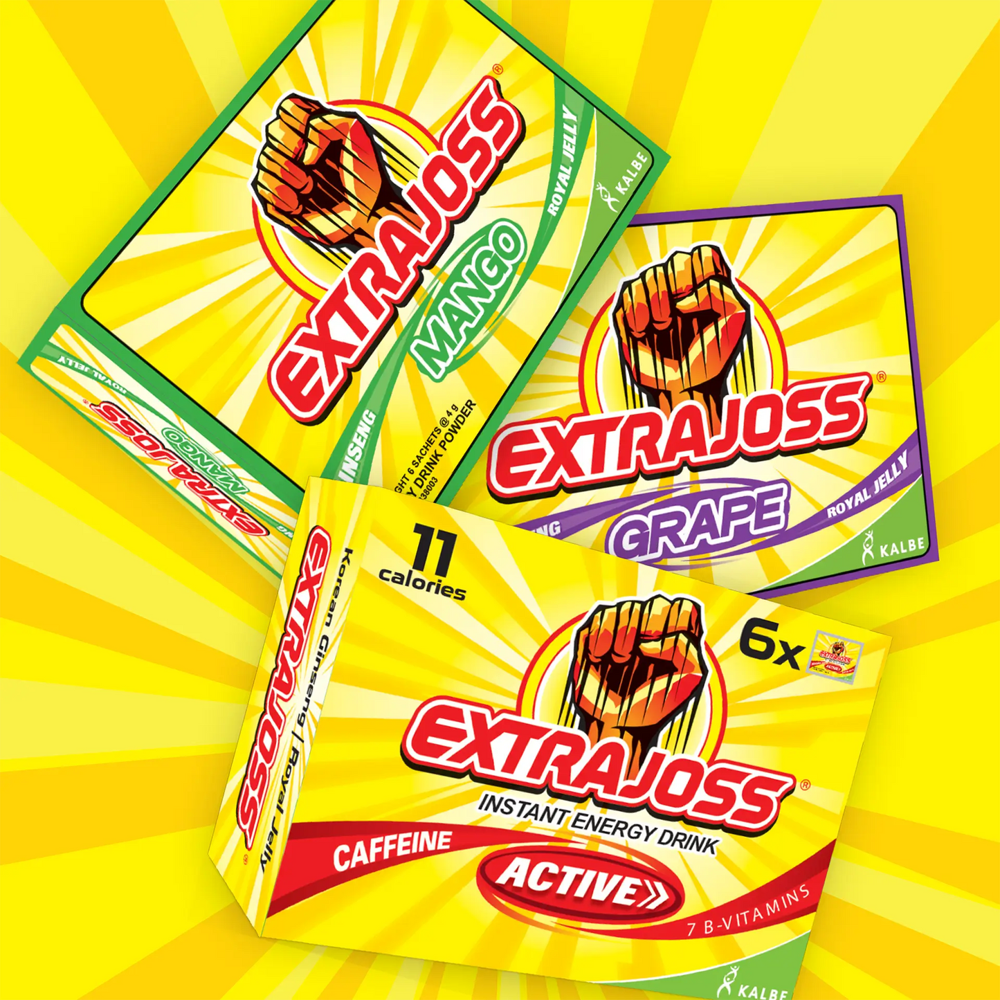 Extra Joss Starter Pack – 3 Flavours